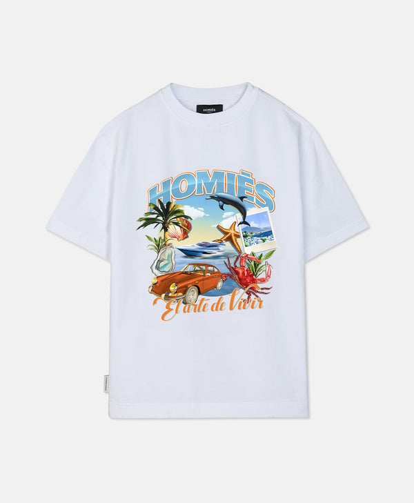 EL ARTE DE VIVIR T-SHIRT WHITE