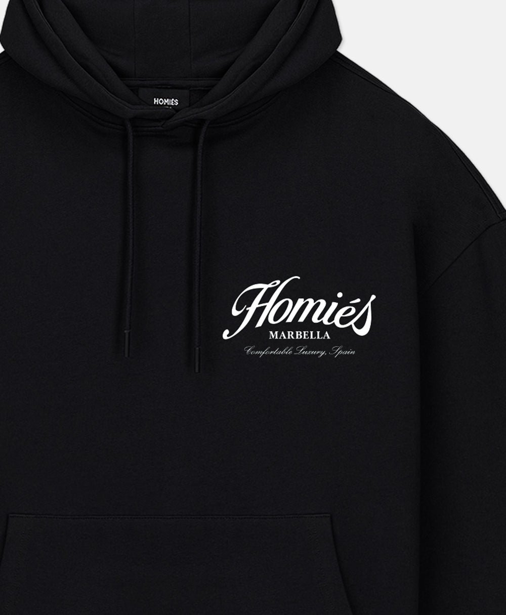HOMIÉS ESSENTIALS HOODIE BLACK