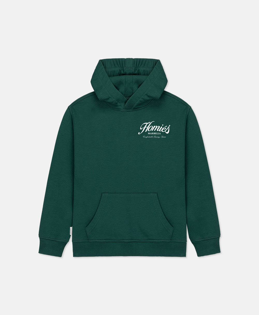HOMIÉS ESSENTIALS KIDS HOODIE VARSITY GREEN