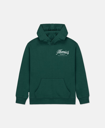 HOMIÉS ESSENTIALS KIDS HOODIE VARSITY GREEN