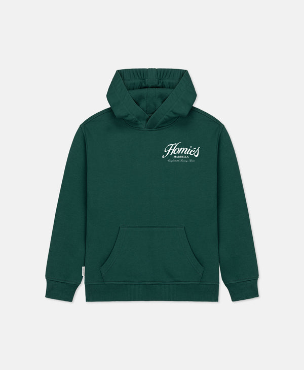 HOMIÉS ESSENTIALS KIDS HOODIE VARSITY GREEN