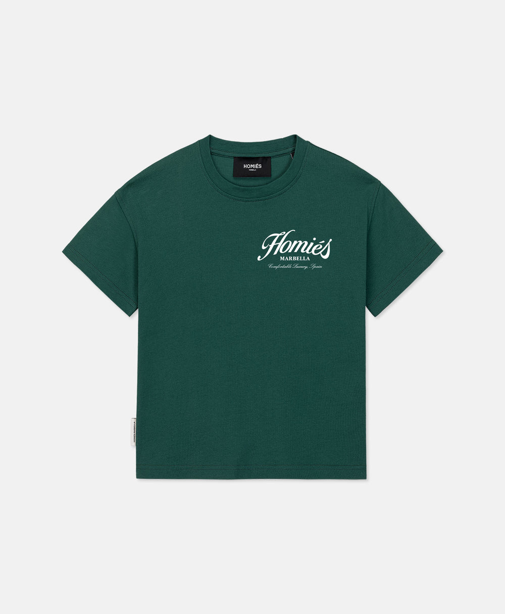 HOMIÉS ESSENTIALS KIDS T-SHIRT VARSITY GREEN