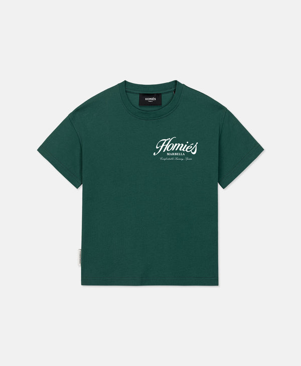 HOMIÉS ESSENTIALS KIDS T-SHIRT VARSITY GREEN