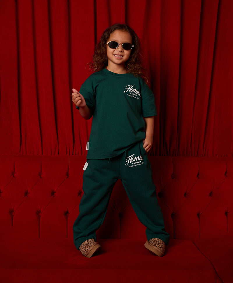 HOMIÉS ESSENTIALS KIDS T-SHIRT VARSITY GREEN