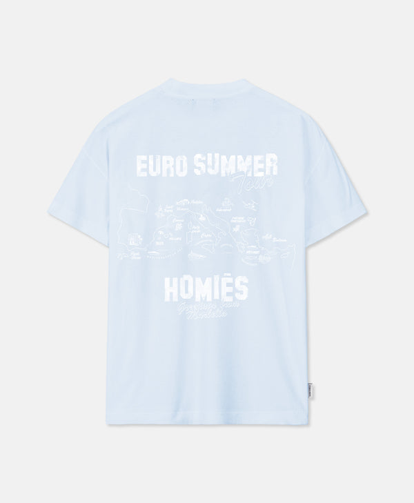 EURO SUMMER T-SHIRT VINTAGE BLUE