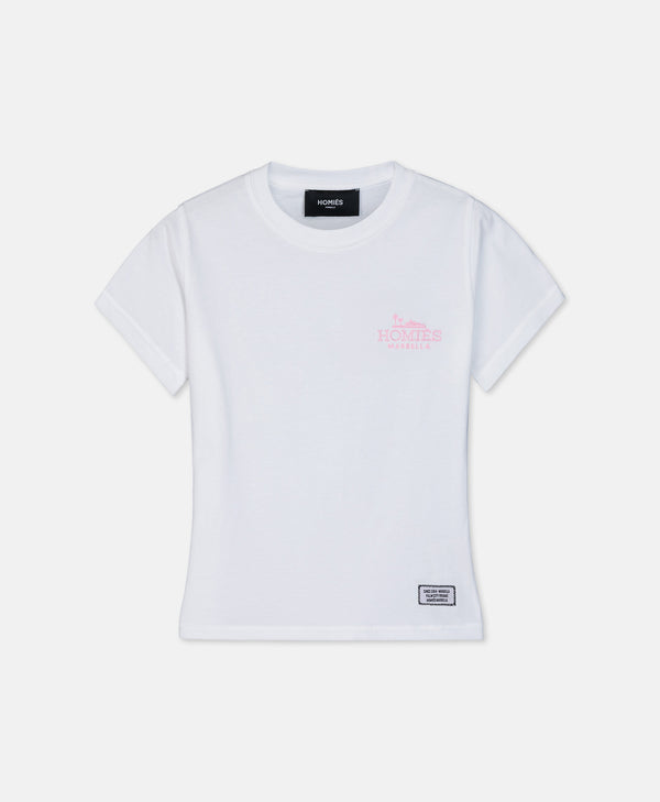 CLASSIC WOMEN T-SHIRT WHITE/PINK