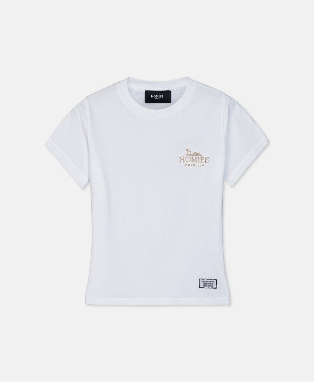 CLASSIC WOMEN T-SHIRT WHITE/SAND