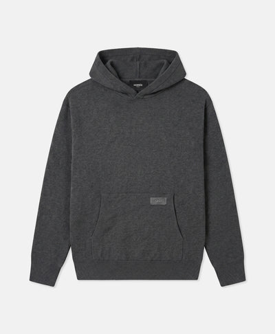 HOMIÉS CLUB HOODIE FLUFFY KNIT GREY