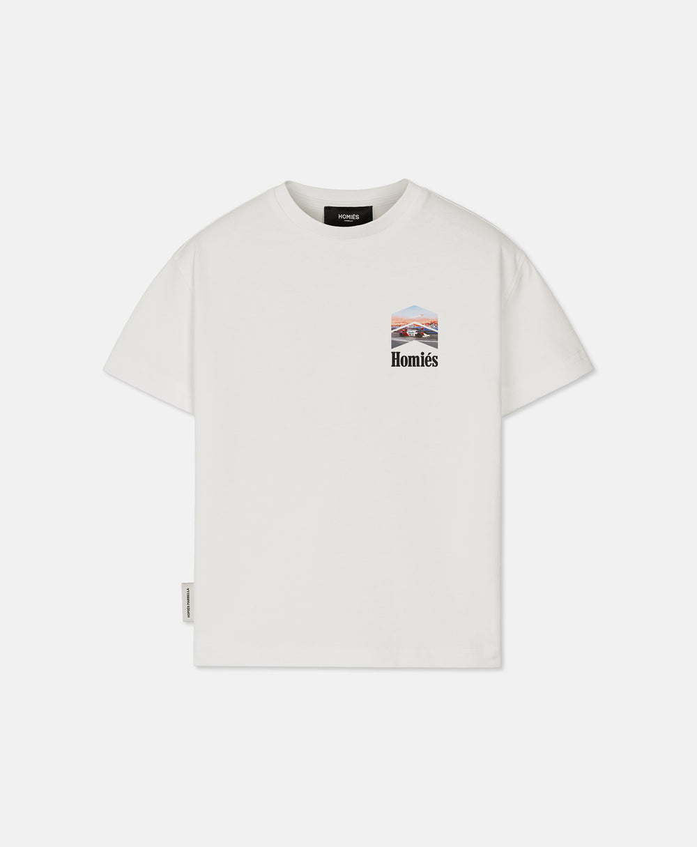 RACING LIMITED KIDS T-SHIRT VINTAGE WHITE