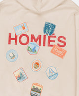 GCC PATCH HOODIE BEIGE