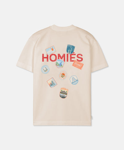 GCC PATCH T-SHIRT BEIGE