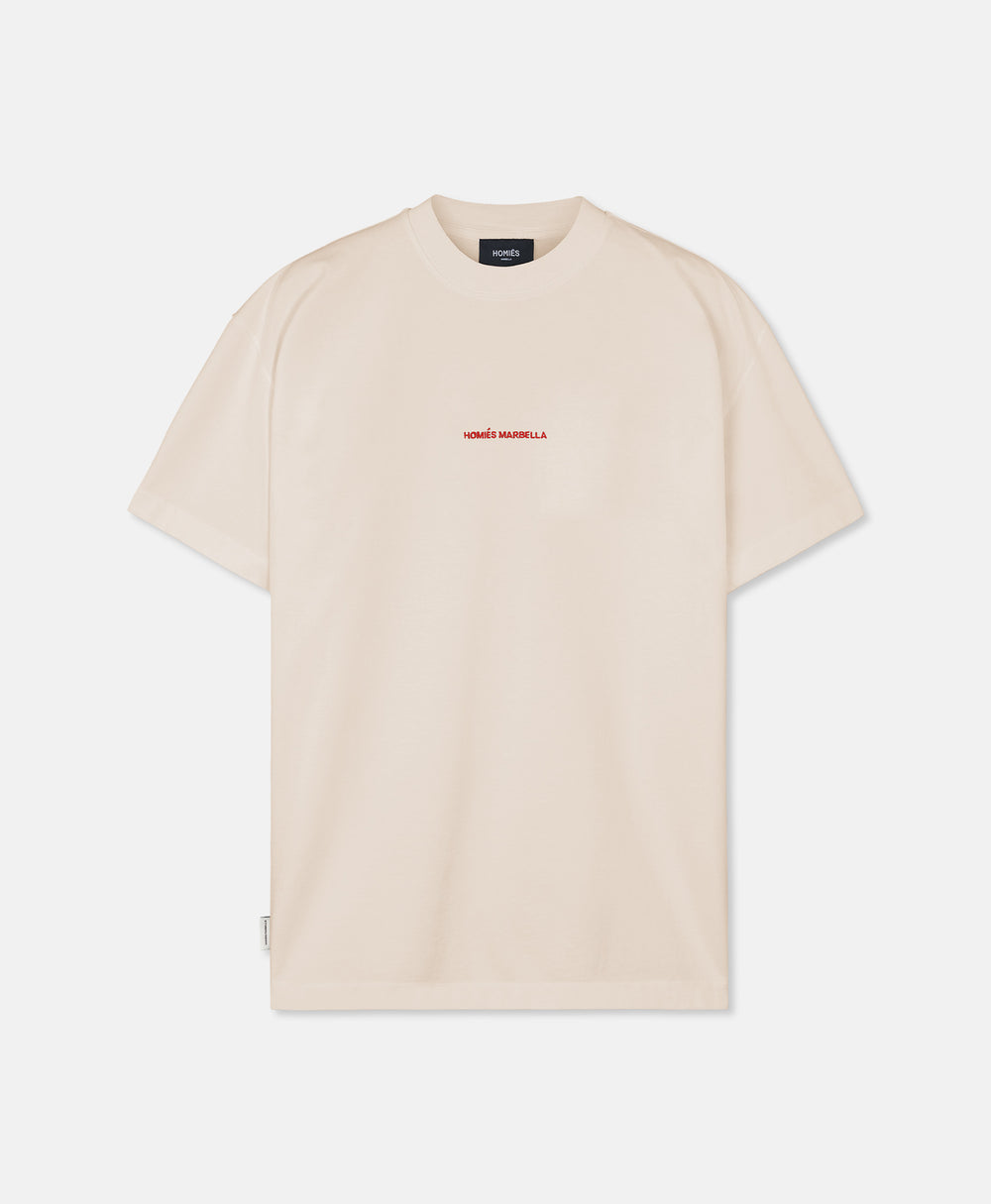 GCC PATCH T-SHIRT BEIGE