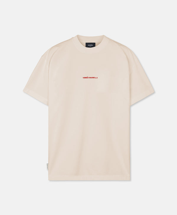 GCC PATCH T-SHIRT BEIGE