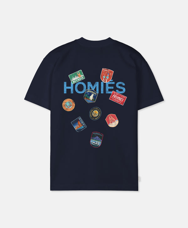 GCC PATCH T-SHIRT NAVY