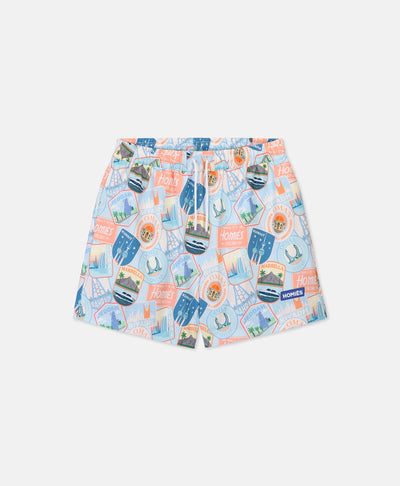 GCC ALL OVER PATCH SWIM SHORTS