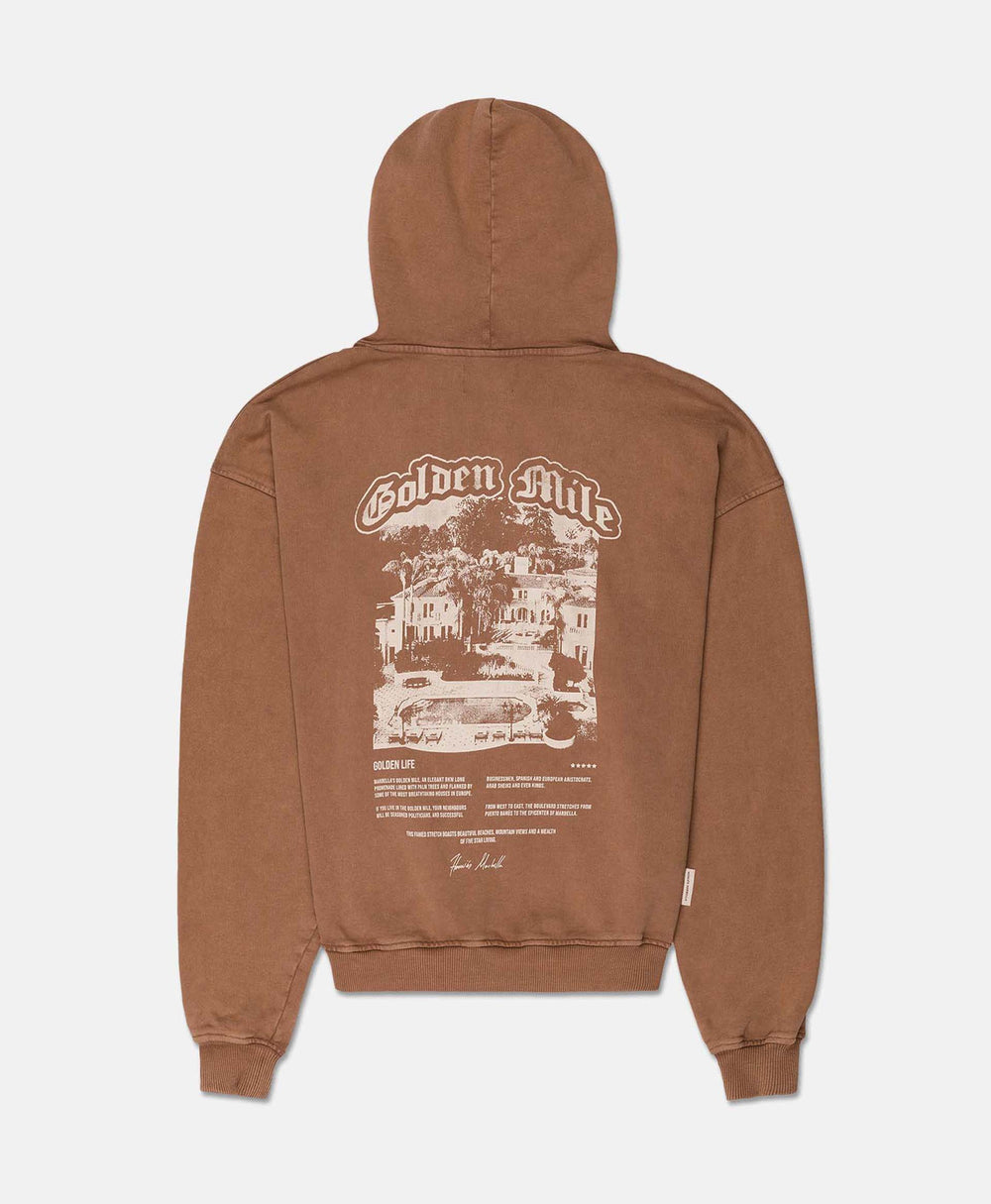 GOLDEN MILE HOODIE BROWN