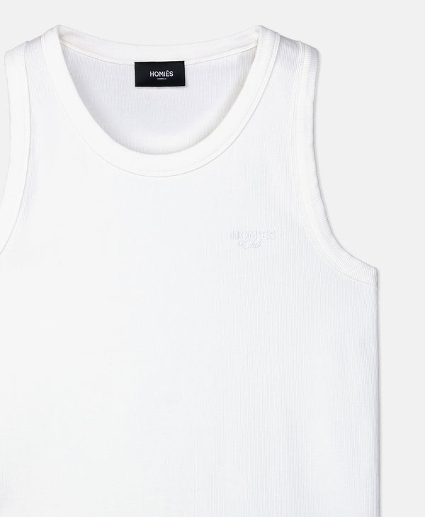 HOMIÉS CLUB MAN TANK TOP WHITE