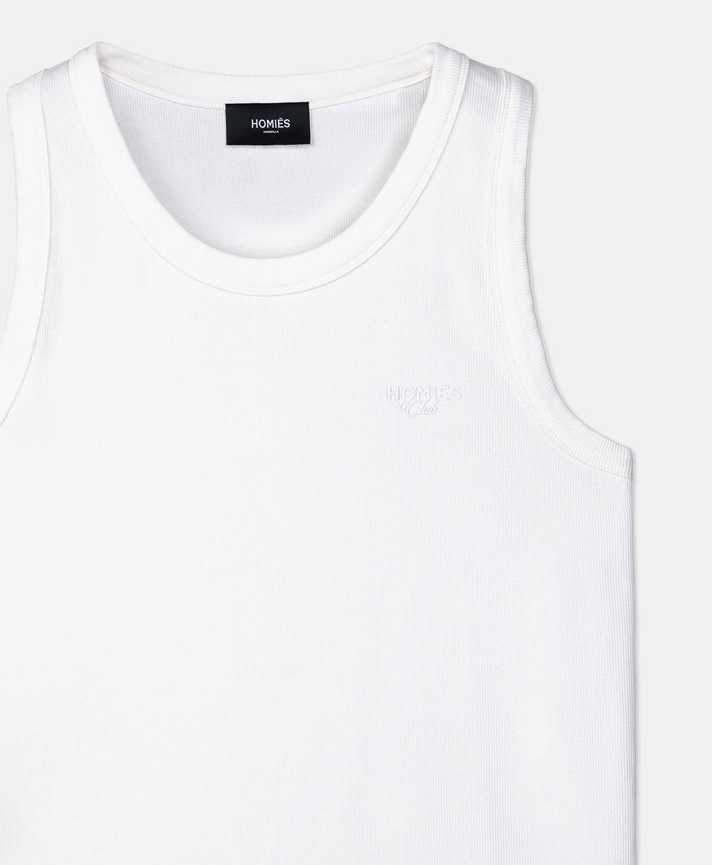 HOMIÉS CLUB MAN TANK TOP WHITE