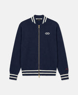 HERITAGE BOMBER JACKET KNIT NAVY