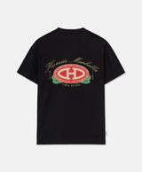 HERITAGE EMBROIDERED T-SHIRT BLACK