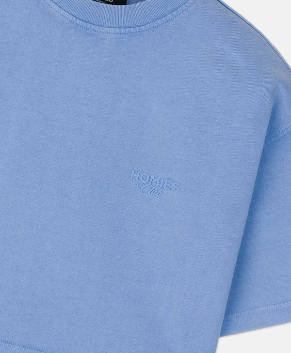 HOMIÉS CLUB WOMAN CROP TOP LIGHT BLUE