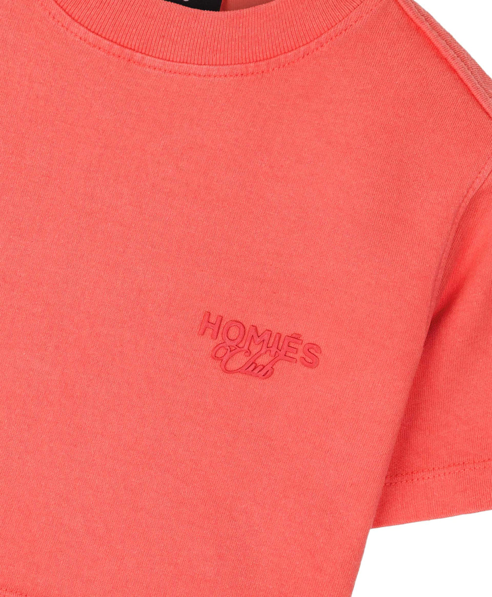 HOMIÉS CLUB GIRL CROP TOP CORAL