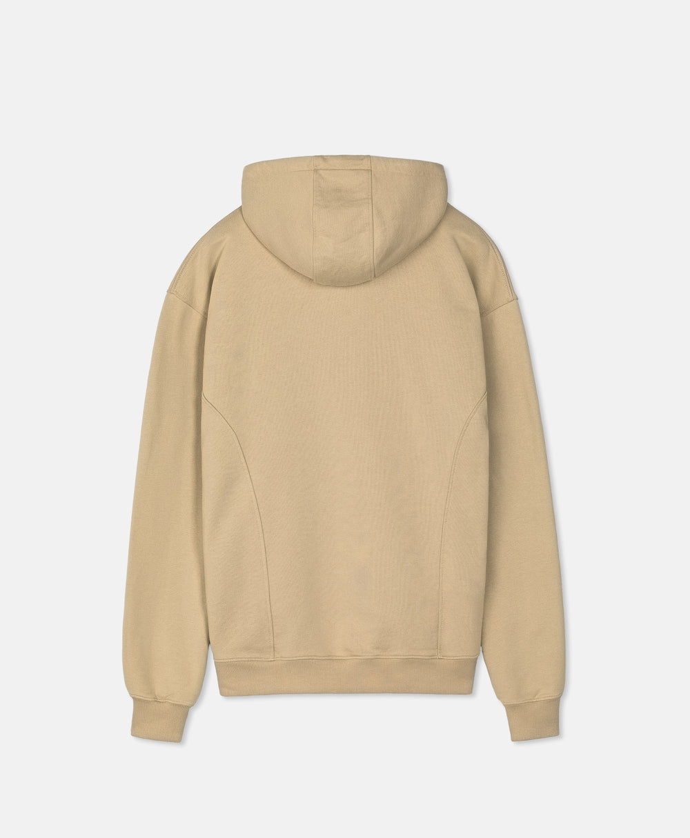 HOMIÉS CLUB ZIPPER HOODIE SAFARI