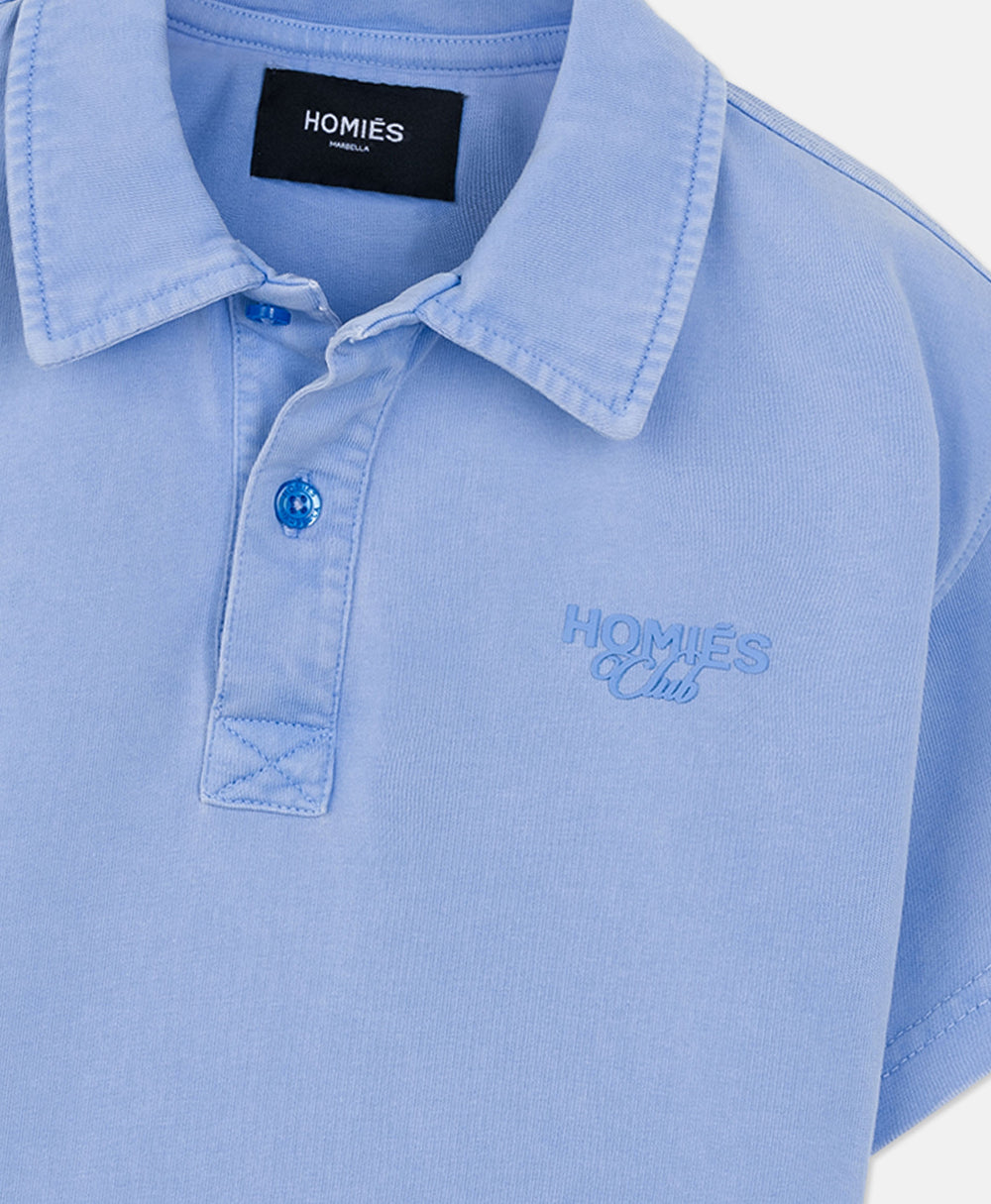 HOMIÉS CLUB KIDS POLO LIGHT BLUE