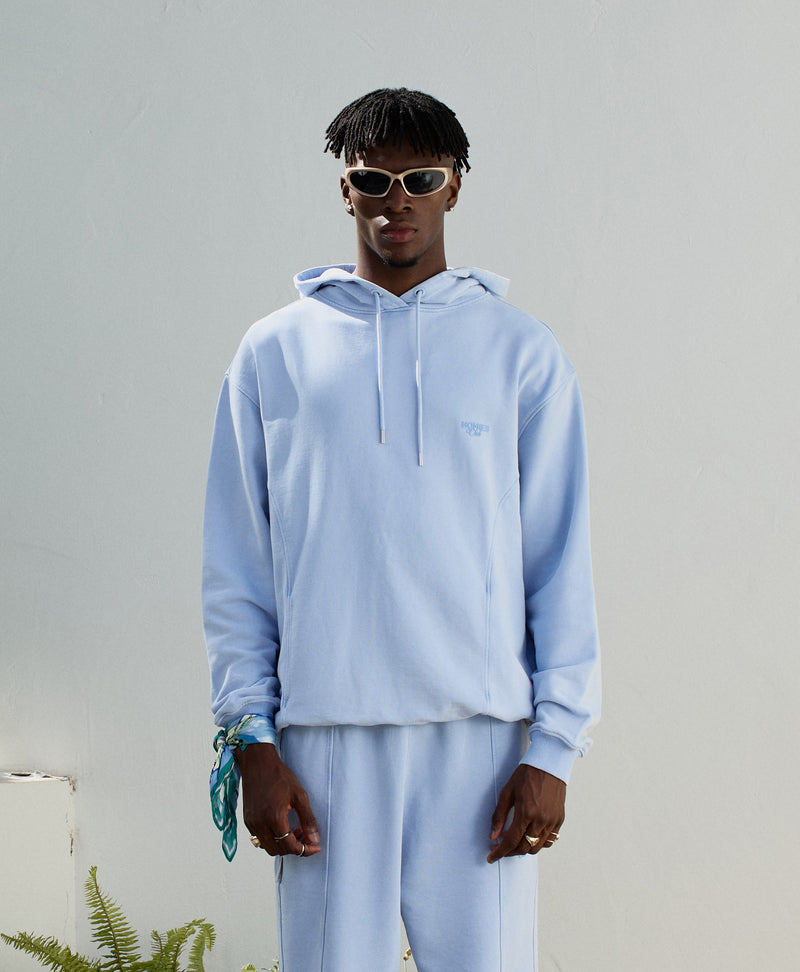 HOMIES CLUB HOODIE VINTAGE LIGHT BLUE HOMIESMARBELLA