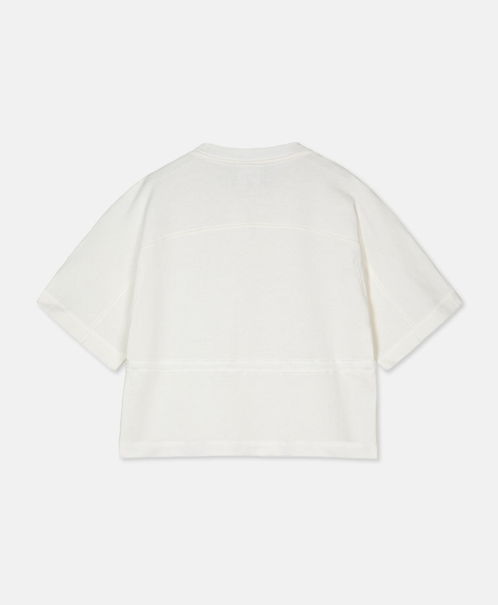 HOMIÉS CLUB SHORT SLEEVES SWEATSHIRT  WHITE