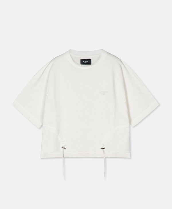 HOMIÉS CLUB SHORT SLEEVES SWEATSHIRT  WHITE