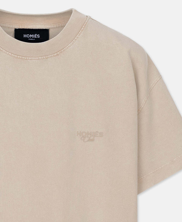 HOMIÉS CLUB T-SHIRT VINTAGE SAND
