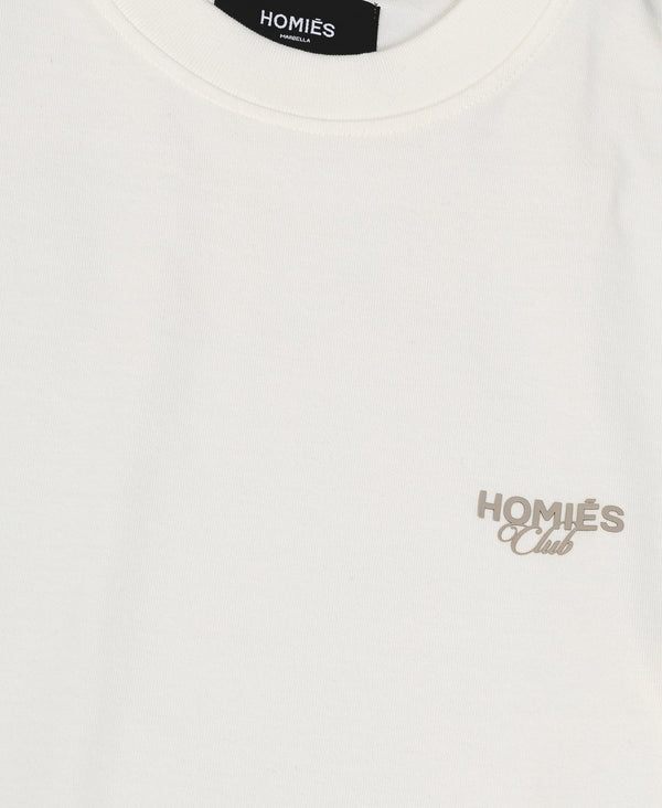HOMIÉS CLUB T-SHIRT VINTAGE WHITE (L, XL, XXL)