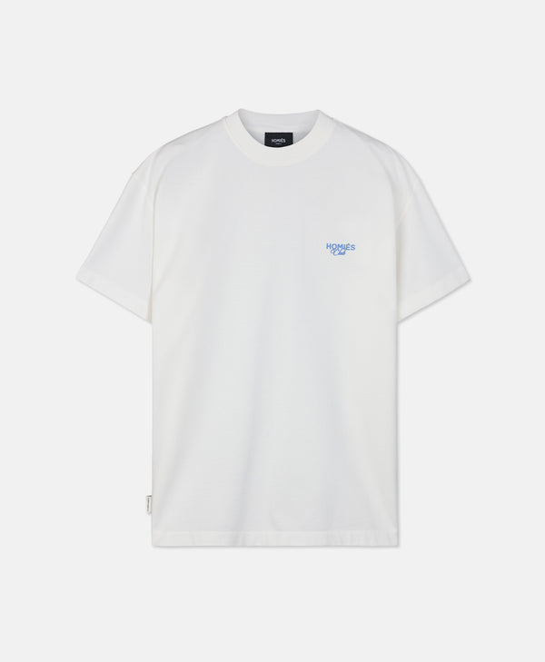 HOMIÉS CLUB T-SHIRT VINTAGE WHITE BLUE