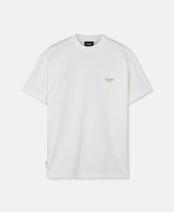 HOMIÉS CLUB T-SHIRT VINTAGE WHITE SAND