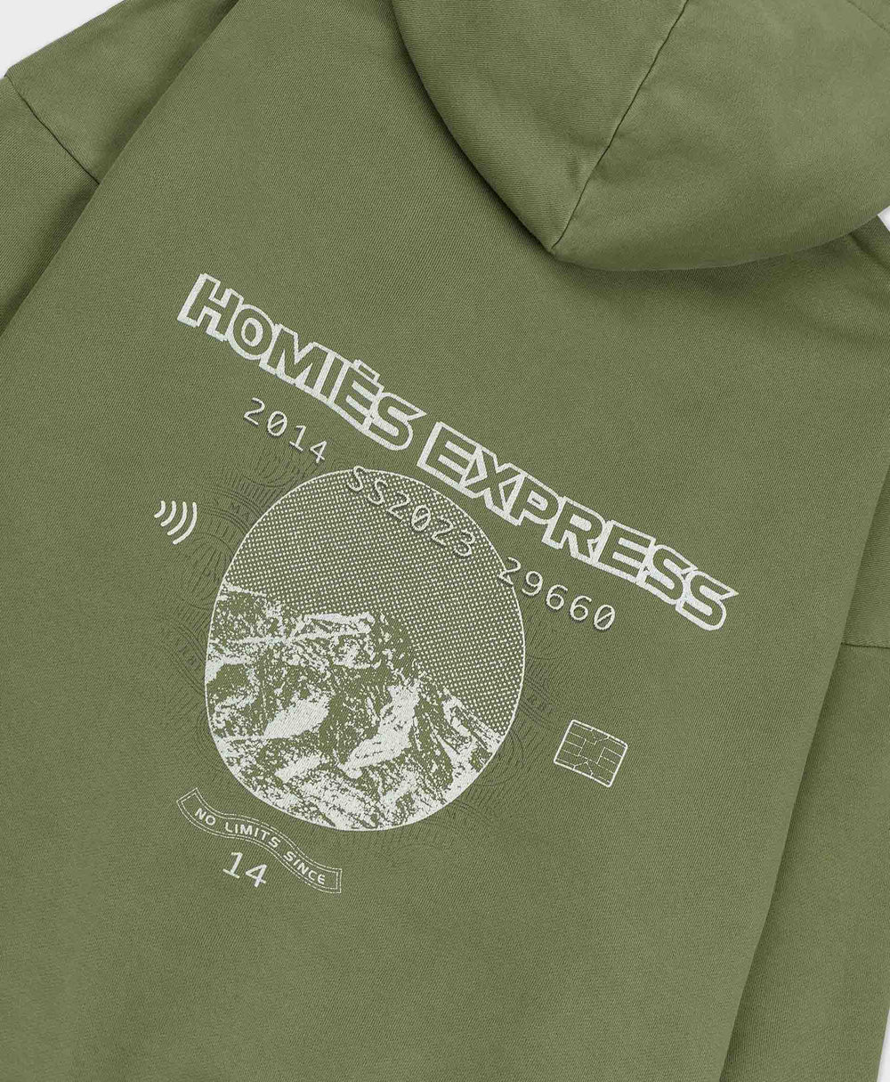 HOMIÉS EXPRESS HOODIE VINTAGE KHAKI