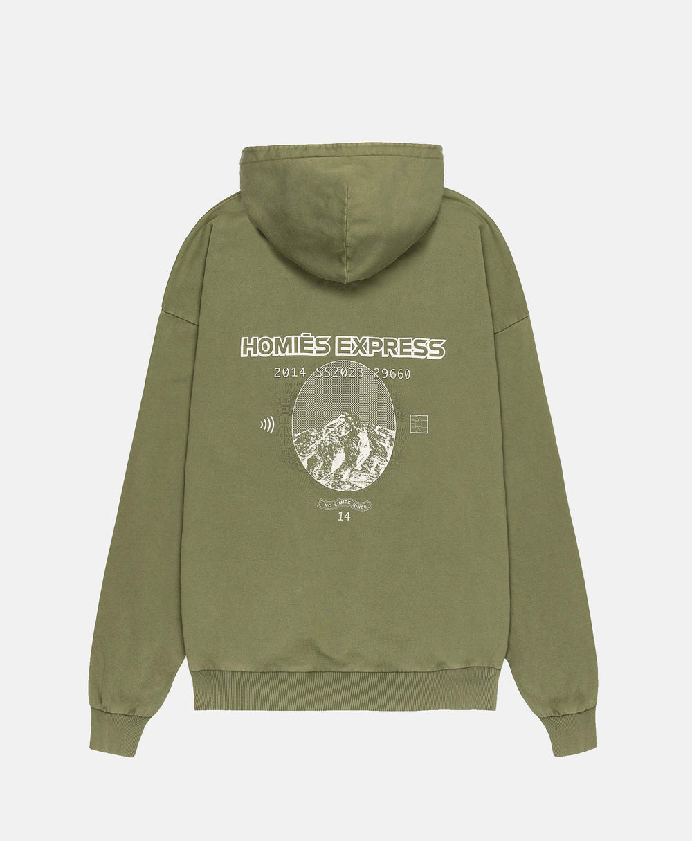 HOMIÉS EXPRESS HOODIE VINTAGE KHAKI