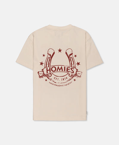 HORSESHOE T-SHIRT BEIGE