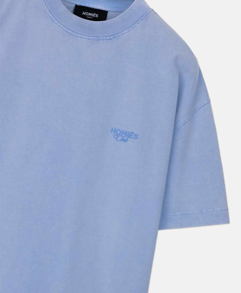 HOMIÉS CLUB T-SHIRT VINTAGE LIGHT BLUE