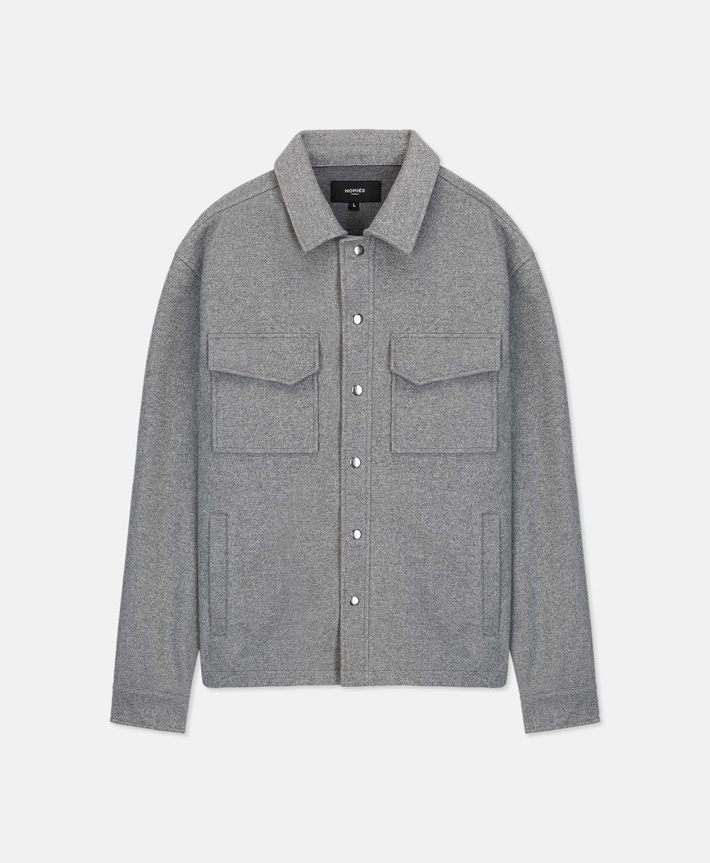 INTERLOCK OVERSHIRT GREY II