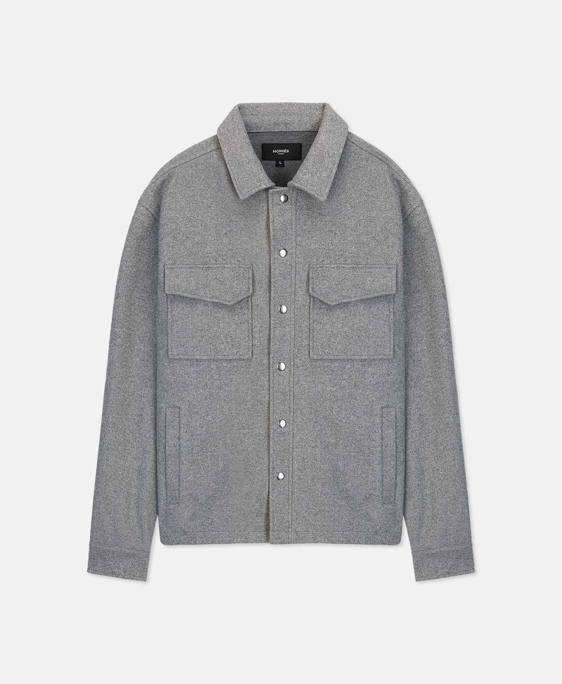INTERLOCK OVERSHIRT GREY II
