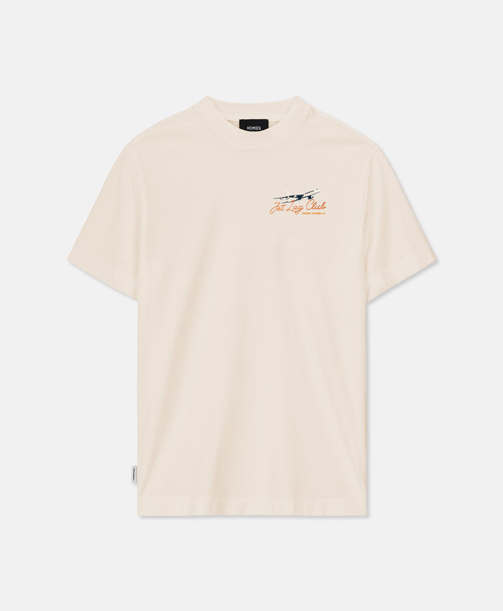 JET LAG CLUB T-SHIRT CREME