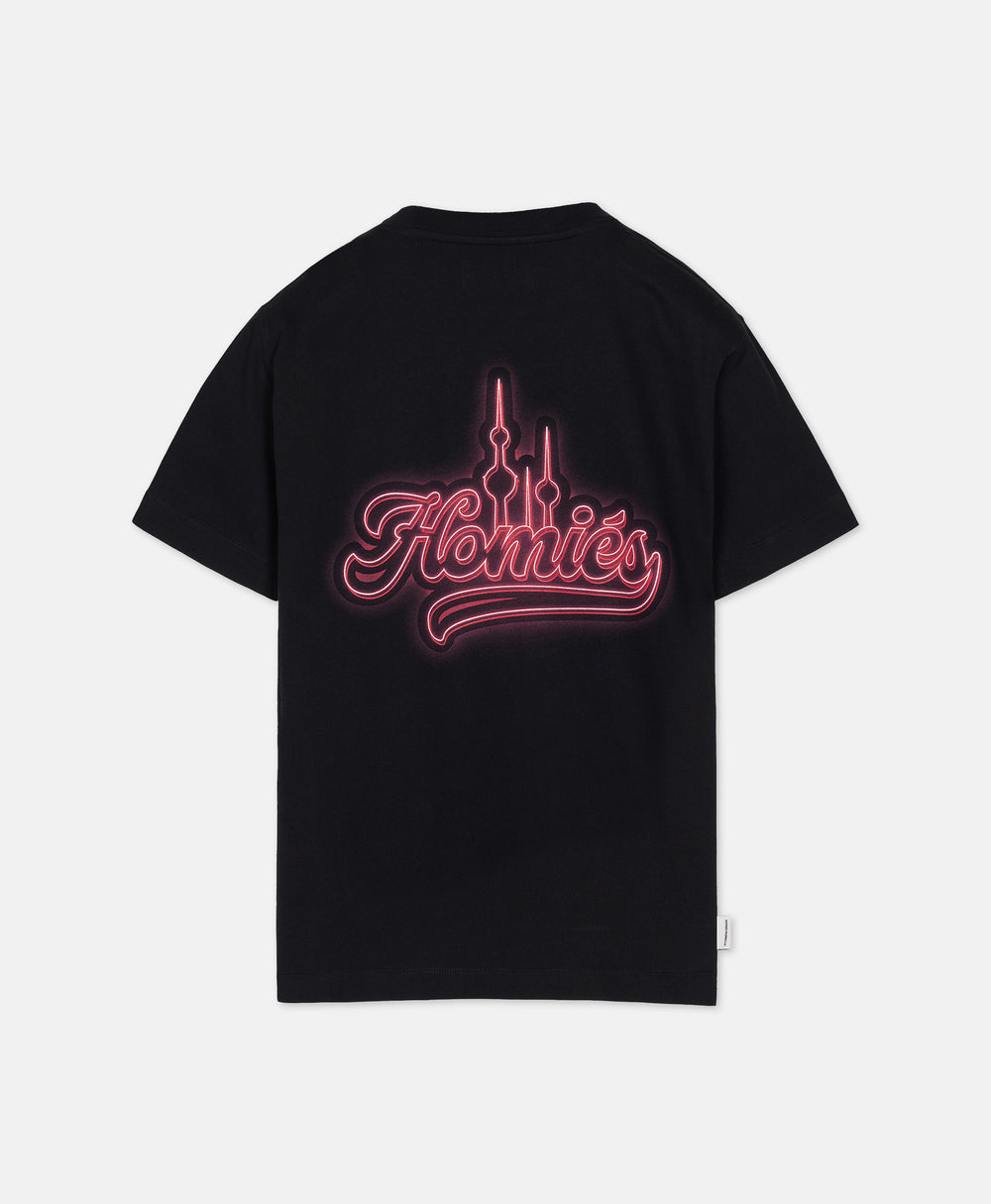 NEON TOWERS T-SHIRT BLACK