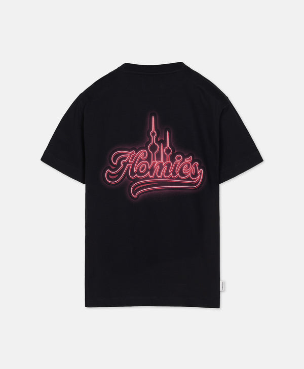 NEON TOWERS T-SHIRT BLACK