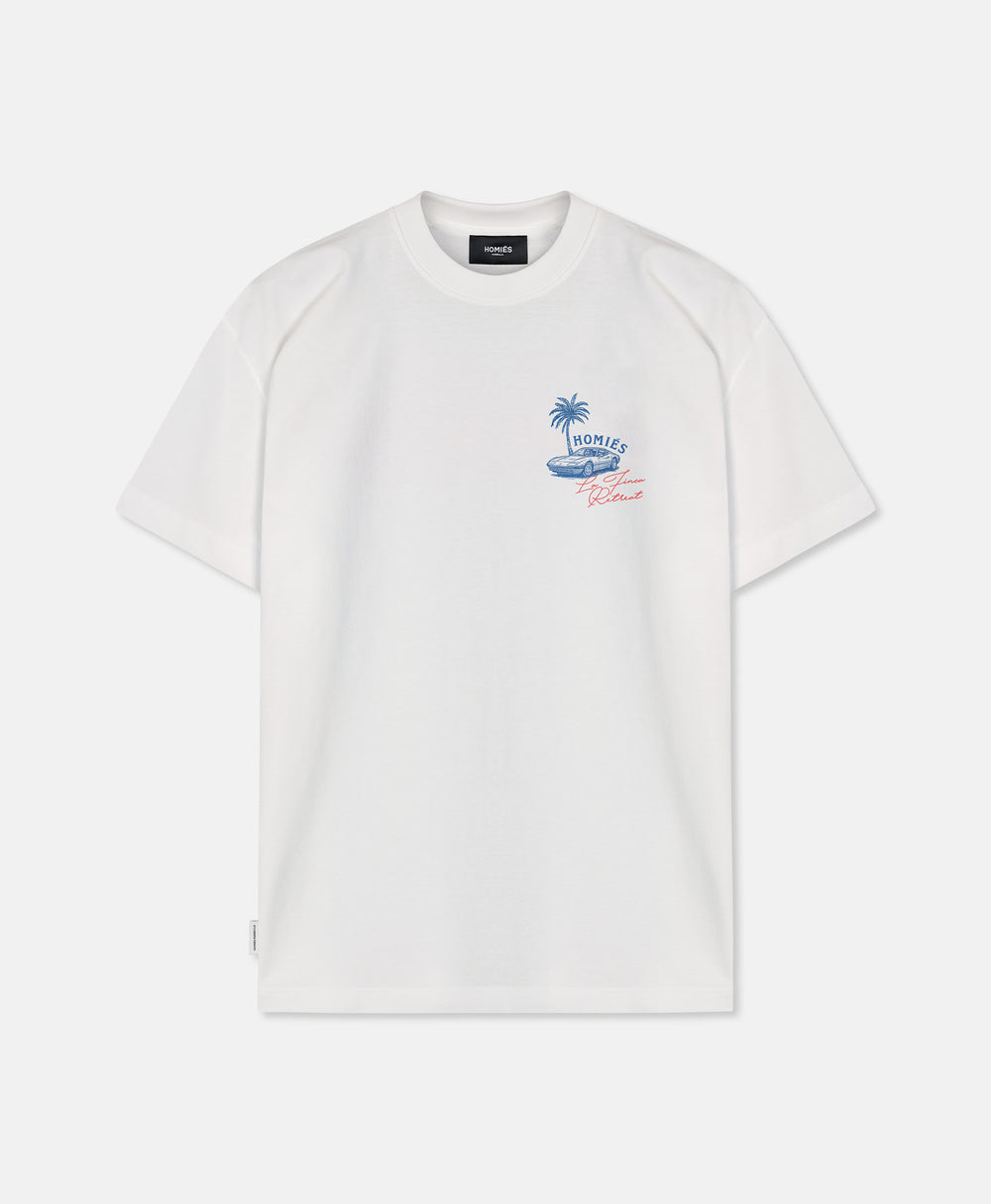 LA FINCA STAMP T-SHIRT WHITE