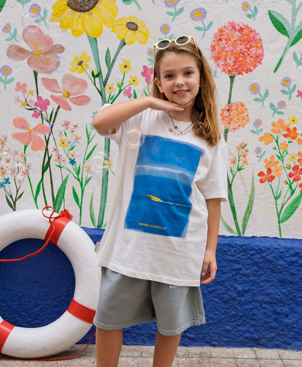 HOMIÉS LANCHA KIDS T-SHIRT VINTAGE WHITE