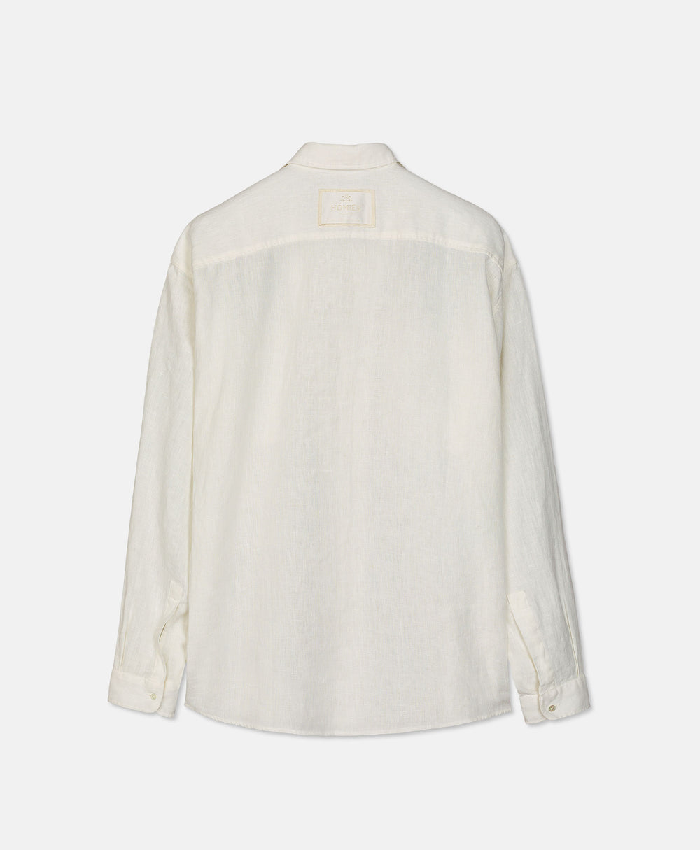 LINEN SHIRT VINTAGE WHITE