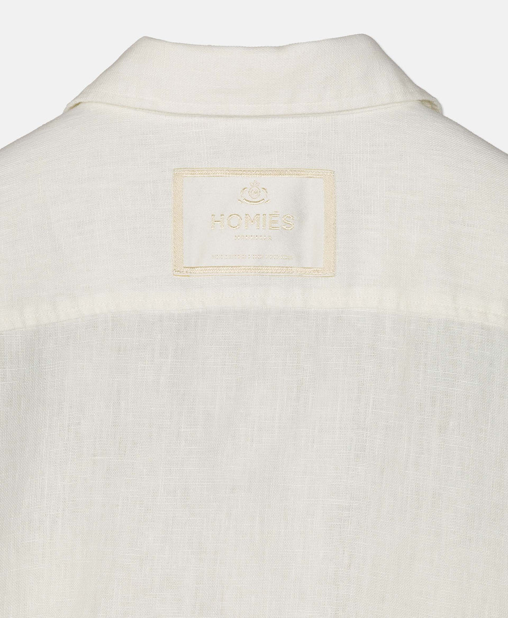 LINEN SHIRT VINTAGE WHITE