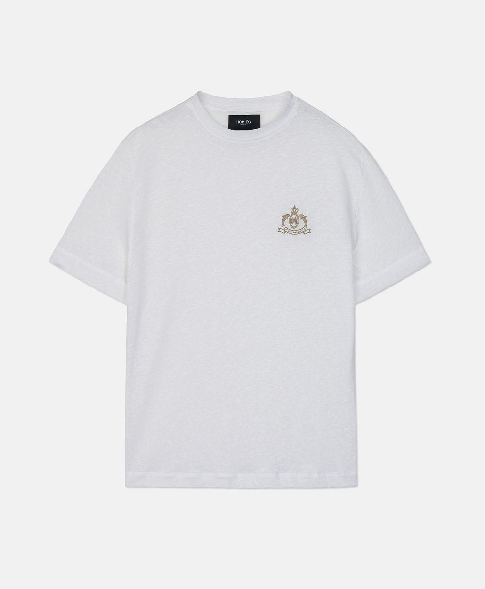 HOMIÉS SPIRIT LINEN T-SHIRT WHITE