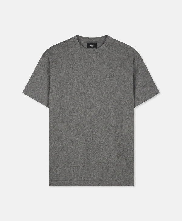 HOMIÉS CLUB MERCERIZED T-SHIRT GREY MELANGE
